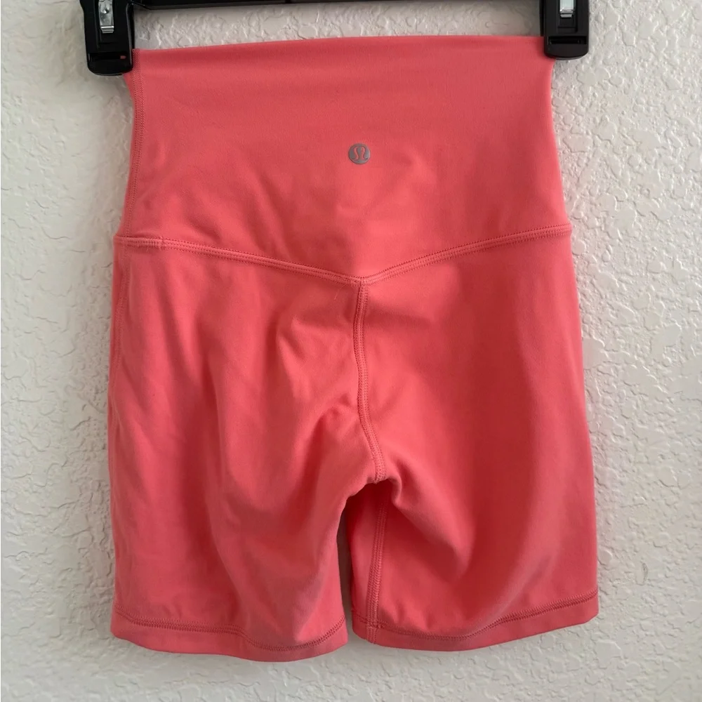 Lululemon Align High Rise Short Size‎ 2 Desert Red Pink